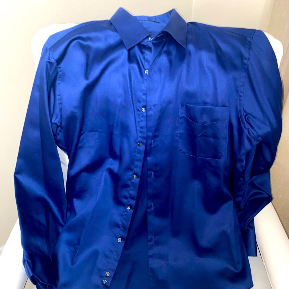 Geoffrey Beene Fitted Mens Dress Shirt: 17.5 34/35